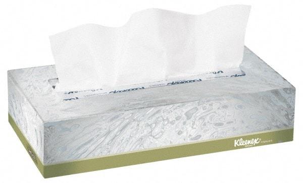 Kleenex - Flat Box of White Facial Tissues - 2 Ply - All Tool & Supply