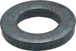 Metric Blue - M10 Screw, Alloy Steel Standard Flat Washer - 11.51mm ID x 20mm OD, 3mm Thick - All Tool & Supply