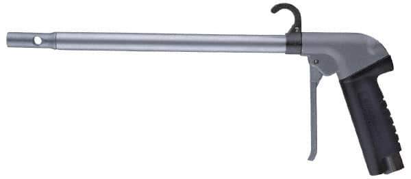 Guardair - 120 Max psi Maximum Power Venturi Nozzle Pistol Grip Blow Gun - 3/8 NPT, 18" Tube Length, Aluminum - All Tool & Supply