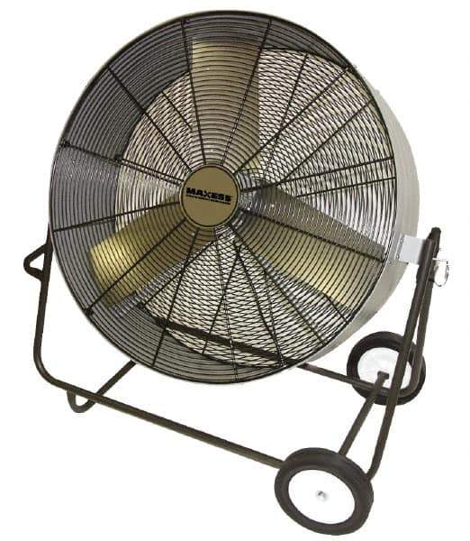 TPI - 30" Blade, Direct Drive, 1/4 hp, 4,400 & 3,800 CFM, Floor Style Blower Fan - 2.5 Amps, 120 Volts, 2 Speed, Single Phase - All Tool & Supply