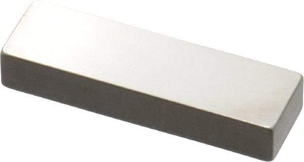 Mitutoyo - 0.19" Rectangular Steel Gage Block - Accuracy Grade AS-1, Includes Certificate of Inspection - All Tool & Supply