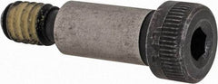 Value Collection - 5/16" Shoulder Diam x 5/8" Shoulder Length, 1/4-20 UNC, Hex Socket Shoulder Screw - 4140 Alloy Steel with Nylon Locking Patch, 7/32" Head Height x 7/16" Head Diam - All Tool & Supply