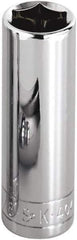 SK - 9/32", 1/4" Drive, Deep Hand Socket - 6 Points, Steel, Chrome Finish - All Tool & Supply