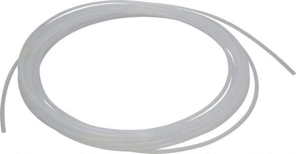 Parker - 3/16" ID x 1/4" OD, 1/32" Wall Thickness, 50' Long, PTFE PFA Tube - Natural, 196 Max psi - All Tool & Supply