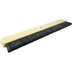 24″ Cement Finishing Brush, Wood Block, Black Polypropylene Fill, 2-1/4″ Trim - All Tool & Supply