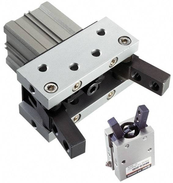 SMC PNEUMATICS - M5x0.8 Double Action Air Gripper - Internal & External Parallel Gripper, 15 to 102 psi - All Tool & Supply