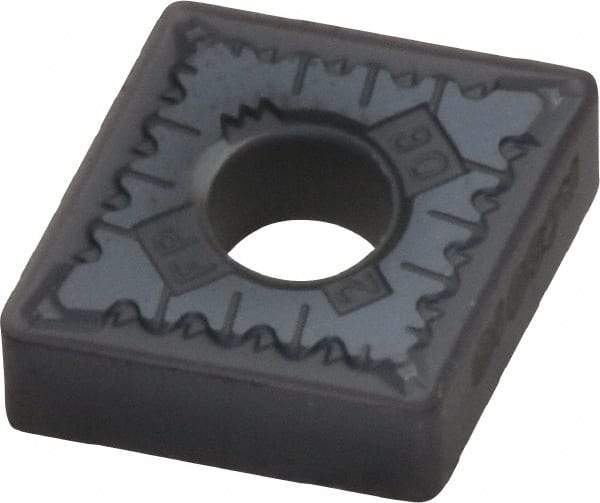 Kennametal - CNMG432 FP Grade KC5010 Carbide Turning Insert - TiAlN Finish, 80° Diamond, 1/2" Inscr Circle, 3/16" Thick, 1/32" Corner Radius - All Tool & Supply