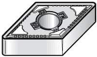 Kennametal - DNMG442 FN Grade KT315 Cermet Turning Insert - TiN/TiCN/TiN Finish, 55° Diamond, 1/2" Inscr Circle, 1/4" Thick, 1/32" Corner Radius - All Tool & Supply