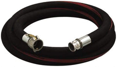 Alliance Hose & Rubber - 2" ID x 2.55" OD x 50' OAL, Cam & Groove Petroleum Transfer Hose - 150 Max Working psi, -35 to 200°F, 5" Bend Radius, 2" Fitting, Black - All Tool & Supply