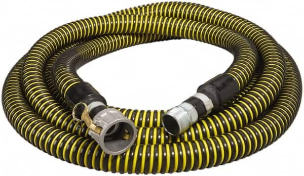 Alliance Hose & Rubber - -40 to 140°F, 2" Inside x 2.76" Outside Diam, Polyethylene Liquid Suction & Discharge Hose - All Tool & Supply