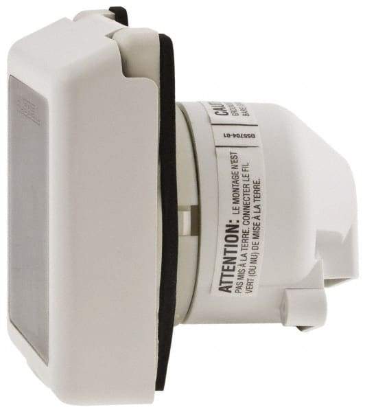 Hubbell Wiring Device-Kellems - 125 VAC, 50 Amp, Self Grounding Inlet - 3 Poles, 3 Wire, Male End, White - All Tool & Supply