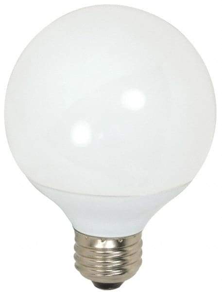 Value Collection - 9 Watt Fluorescent Decorative Medium Screw Lamp - 2,700°K Color Temp, 500 Lumens, G25, 10,000 hr Avg Life - All Tool & Supply