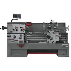 Jet - 14" Swing, 40" Between Centers, 230 Volt, Triple Phase Engine Lathe - 7MT Taper, 7-1/2 hp, 25 to 1,800 RPM, 3-1/8" Bore Diam, 40" Deep x 47" High x 97-1/2" Long - All Tool & Supply