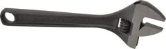 Paramount - 1-1/8" Jaw Capacity, 8" Standard Adjustable Wrench - Chrome Vanadium Steel, Black Finish - All Tool & Supply