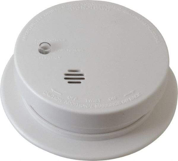 Kidde - 4 Inch Diameter, Smoke Alarm - 85 dB Decibel Rating, 9V Battery Included, Wall or Ceiling Mount, Tamper Resistant - All Tool & Supply