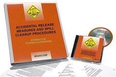 Marcom - Accidental Release Measures and Spill Cleanup Procedures, Multimedia Training Kit - 45 min Run Time CD-ROM, English & Spanish - All Tool & Supply