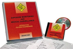 Marcom - Exposure Monitoring & Medical Surveillance, Multimedia Training Kit - 45 min Run Time CD-ROM, English & Spanish - All Tool & Supply