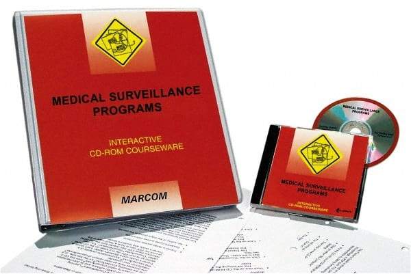 Marcom - Medical Surveillance Programs, Multimedia Training Kit - 45 min Run Time CD-ROM, English & Spanish - All Tool & Supply