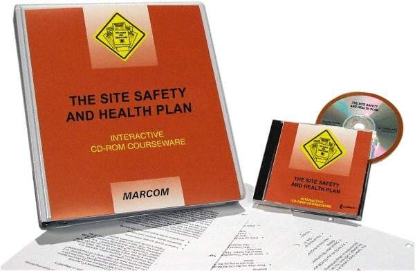 Marcom - The Site Safety & Health Plan, Multimedia Training Kit - 45 min Run Time CD-ROM, English & Spanish - All Tool & Supply