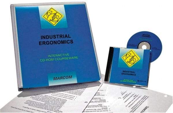 Marcom - Industrial Ergonomics, Multimedia Training Kit - 45 min Run Time CD-ROM, English & Spanish - All Tool & Supply