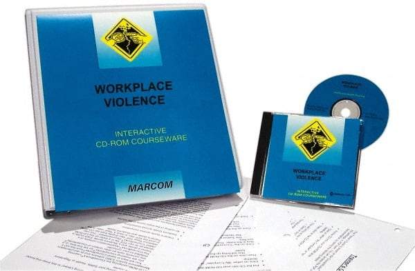 Marcom - Preventing Workplace Violence, Multimedia Training Kit - 45 min Run Time CD-ROM, English & Spanish - All Tool & Supply