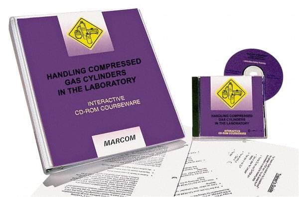 Marcom - Handling Compressed Gas Cylinders in the Laboratory, Multimedia Training Kit - 45 min Run Time CD-ROM, English & Spanish - All Tool & Supply