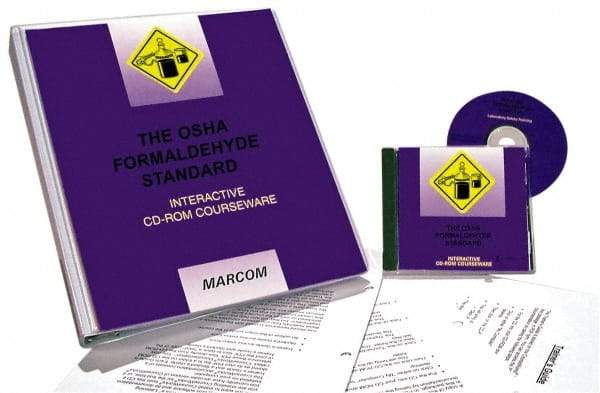 Marcom - The OSHA Formaldehyde Standard, Multimedia Training Kit - 45 min Run Time CD-ROM, English & Spanish - All Tool & Supply