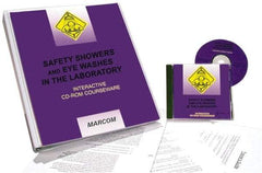 Marcom - Safety Showers and Eye Washes in the Laboratory, Multimedia Training Kit - 45 min Run Time CD-ROM, English & Spanish - All Tool & Supply