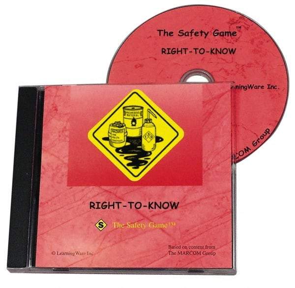 Marcom - Right to Know, Multimedia Training Kit - Computer Game, English - All Tool & Supply