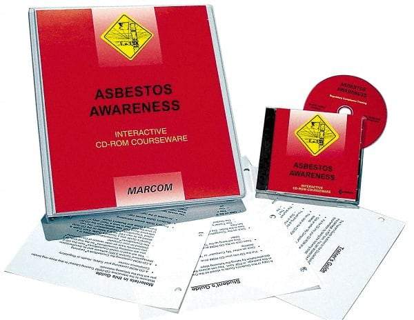 Marcom - Asbestos Awareness, Multimedia Training Kit - 45 min Run Time CD-ROM, English & Spanish - All Tool & Supply