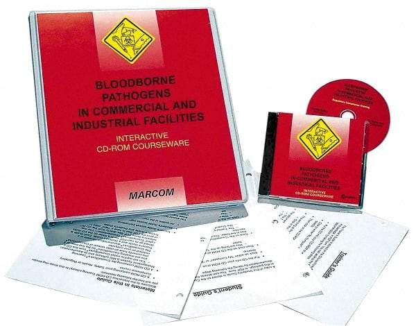 Marcom - Bloodborne Pathogens in Commercial and Industrial Facilities, Multimedia Training Kit - 45 min Run Time CD-ROM, English & Spanish - All Tool & Supply