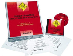 Marcom - Forklift/Powered Industrial Truck Safety, Multimedia Training Kit - 45 min Run Time CD-ROM, English & Spanish - All Tool & Supply