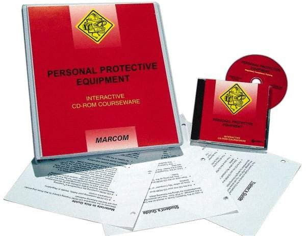 Marcom - Personal Protective Equipment, Multimedia Training Kit - 45 min Run Time CD-ROM, English & Spanish - All Tool & Supply