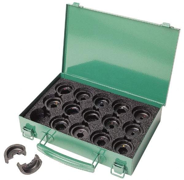 Greenlee - 8 AWG - 300 MCM Crimping Die Set - Use with Mfr's # EK410L11 - All Tool & Supply