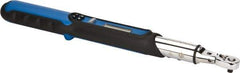 CDI - 1/4" Drive Electronic Digital Torque Wrench - 2 Ft/Lb to 20 Ft/Lb Torque, 15" OAL, 0.1 N/m Graduation, Teardrop Flex Head - All Tool & Supply