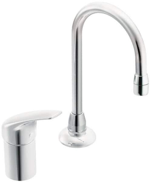 Moen - Lever Handle, Commercial Bathroom Faucet - One Handle, No Drain, Low Spout - All Tool & Supply