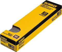 DeWALT - 18 Gauge 1" Long Finishing Nails for Power Nailers - Steel, Bright Finish, Smooth Shank, Straight Stick Collation, Brad Head, Chisel Point - All Tool & Supply