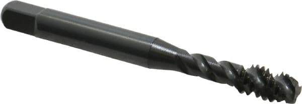 OSG - 1/4-20 UNC 3 Flute Modified Bottoming Spiral Flute Tap - Vanadium High Speed Steel, Oxide Finish, 2-1/2" OAL, Right Hand Flute, Right Hand Thread, Oversize, H7, Series 290 - All Tool & Supply