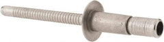 RivetKing - Size 64 Dome Head Stainless Steel Structural with Locking Stem Blind Rivet - Stainless Steel Mandrel, 0.062" to 0.27" Grip, 0.4" Head Diam, 0.194" to 0.204" Hole Diam, 0.416" Length Under Head, 3/16" Body Diam - All Tool & Supply