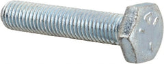 Made in USA - 1/4-28 UNF, 1-1/4" Length Under Head Hex Head Cap Screw - All Tool & Supply