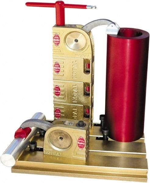 Mitee-Bite - 59 Lb-Ft Holding Capacity, 5-1/2" Max Opening Capacity, 3,500 Lb Clamping Pressure, Manual Hold Down Clamp - 2-3/8" Arm Length, 4-1/4" Clamp Length, 1-9/16" Clamp Width, 3-1/2" Clamp Height, T-Slot Mount, Steel - All Tool & Supply