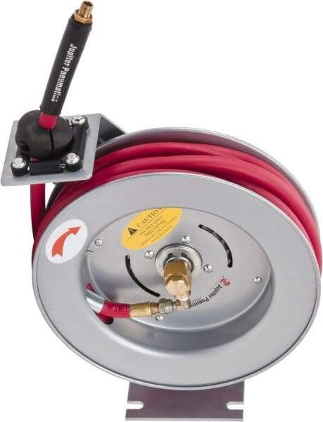 PRO-SOURCE - 35' Spring Retractable Hose Reel - 300 psi, Hose Included - All Tool & Supply