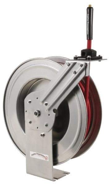 PRO-SOURCE - 75' Spring Retractable Hose Reel - 300 psi, Hose Included - All Tool & Supply