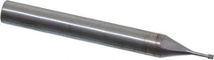 Vargus - #2-56, #3-56 Thread, 1/4" Shank Diam, Bright Coating, Solid Carbide Straight Flute Thread Mill - 3 Flutes, 2.244" OAL, #2 Min Noml Diameter - All Tool & Supply