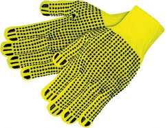 MCR Safety - Size S Synthetic Blend General Protection Work Gloves - For General Purpose, Knit Wrist Cuff, Hi-Vis Yellow, Paired - All Tool & Supply