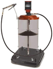 Lincoln - Grease Lubrication 168 Cu In/min Flow Aluminum Air-Operated Pump - For 120 Lb Container - All Tool & Supply