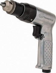 Ingersoll-Rand - 3/8" Reversible Keyed Chuck - Pistol Grip Handle, 2,000 RPM, 4 CFM, 0.5 hp, 90 psi - All Tool & Supply