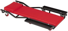 Whiteside - 320 Lb Capacity, 6 Wheel Creeper - Steel, 40" Long x 4-1/2" High x 17" Wide - All Tool & Supply