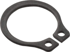 Value Collection - 0.352" Groove Diam, 3/8" Shaft Diam, Phosphate Spring Steel, Snap External Retaining Rings - 0.029" Groove Width, 0.025" Ring Thickness - All Tool & Supply