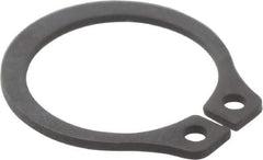 Value Collection - 0.382" Groove Diam, 13/32" Shaft Diam, Phosphate Spring Steel, Snap External Retaining Rings - 0.029" Groove Width, 0.025" Ring Thickness - All Tool & Supply